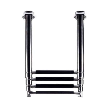 Escalera retráctil de 4 peldaños inoxidable para barcos Escalera retráctil de 4 peldaños inoxidable para barcos
